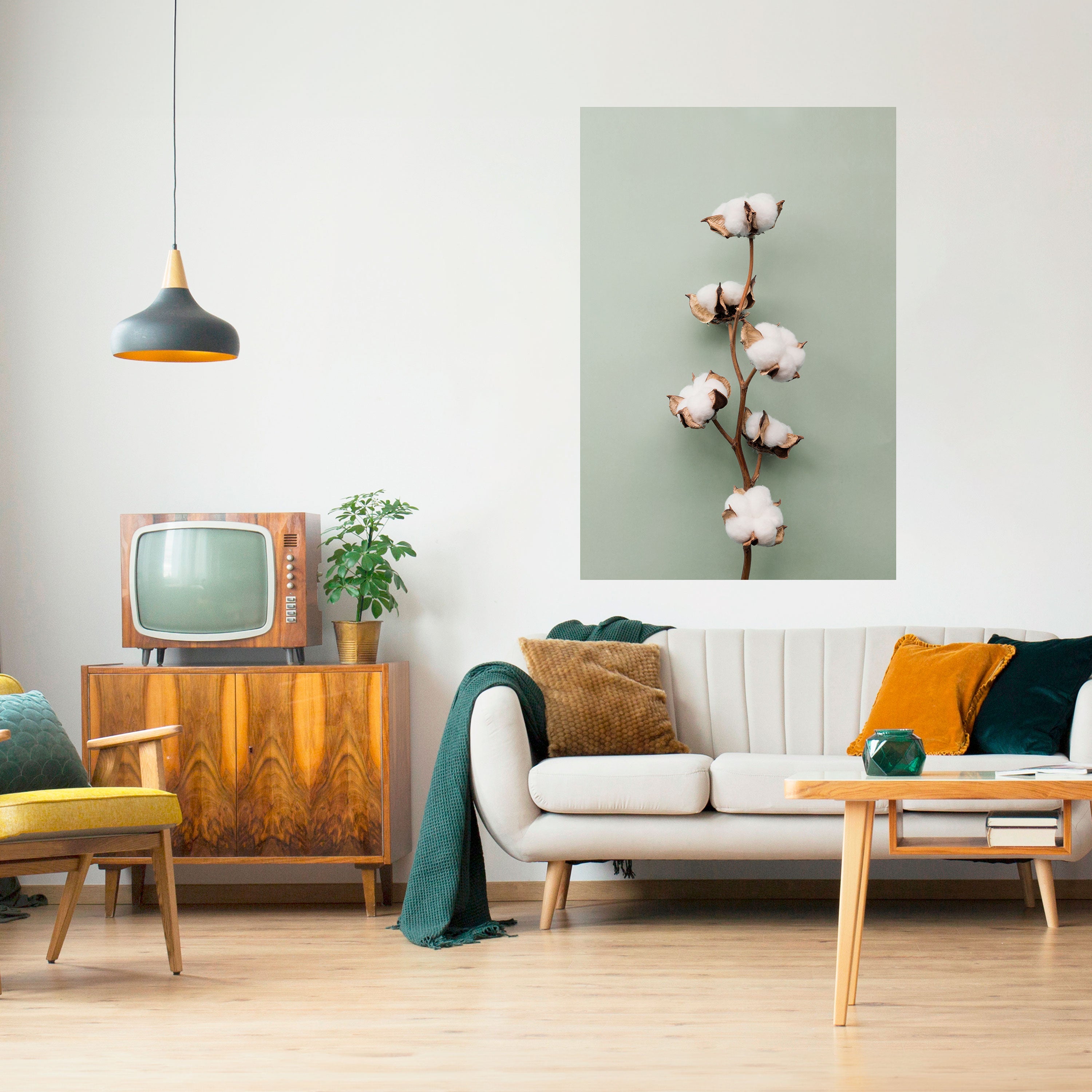 Affiche verticale autocollante « COTTON DREAMS UNFOLDED »