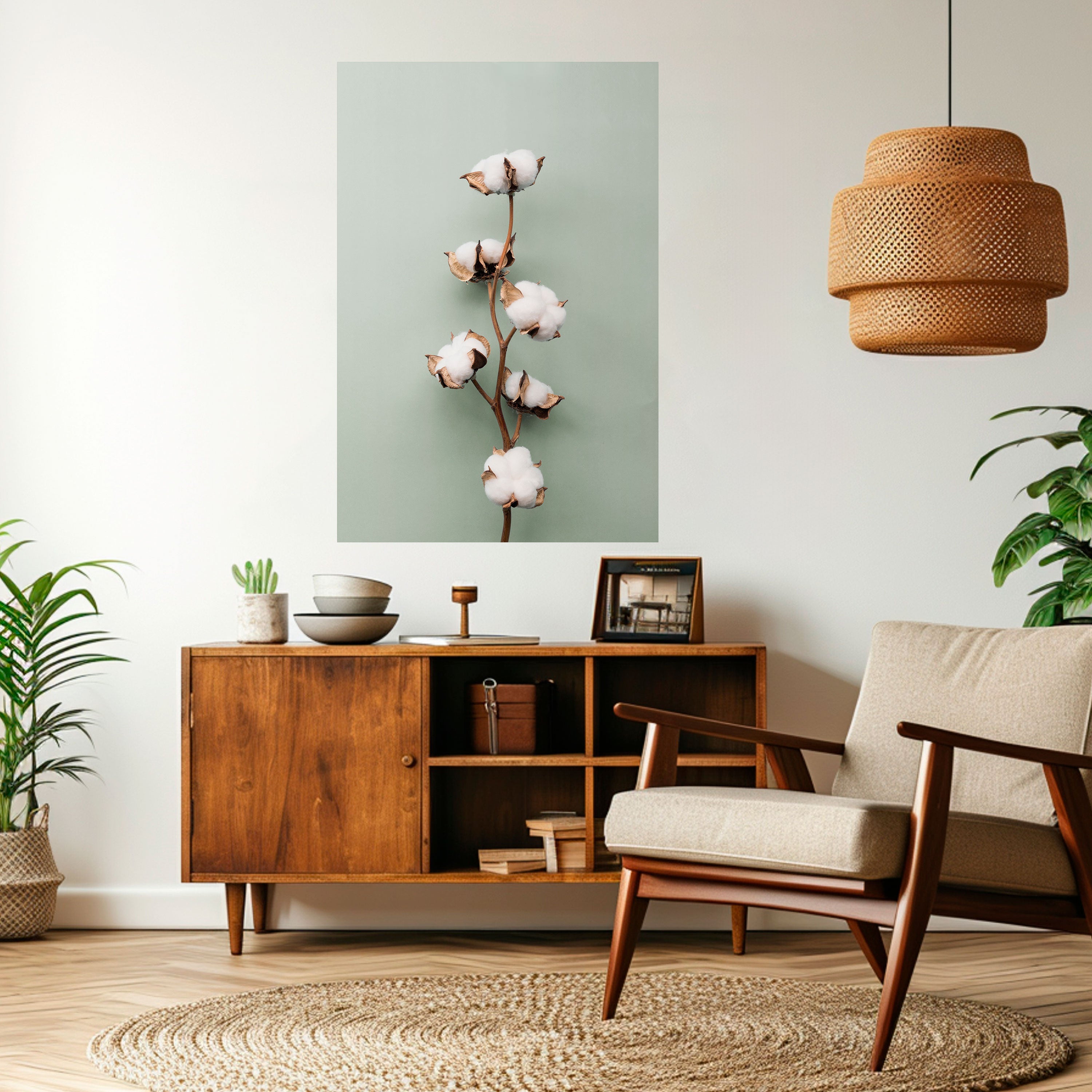 Affiche verticale autocollante « COTTON DREAMS UNFOLDED »