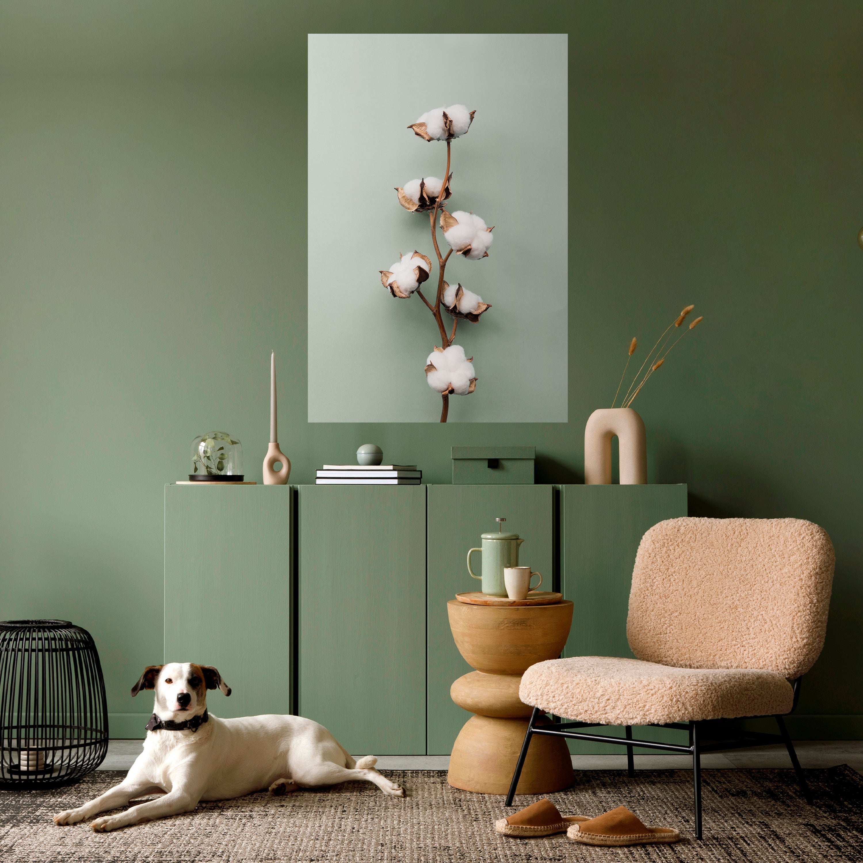 Affiche verticale autocollante « COTTON DREAMS UNFOLDED »