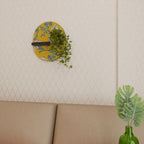 YELLOW CHINOISERIE Art Shelf