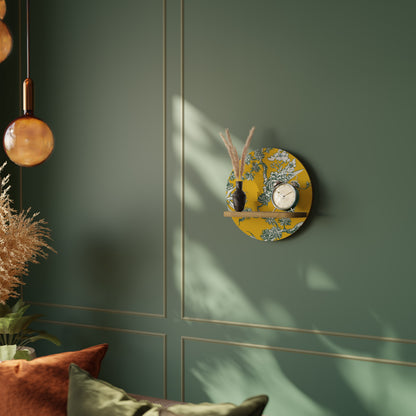 YELLOW CHINOISERIE Art Shelf
