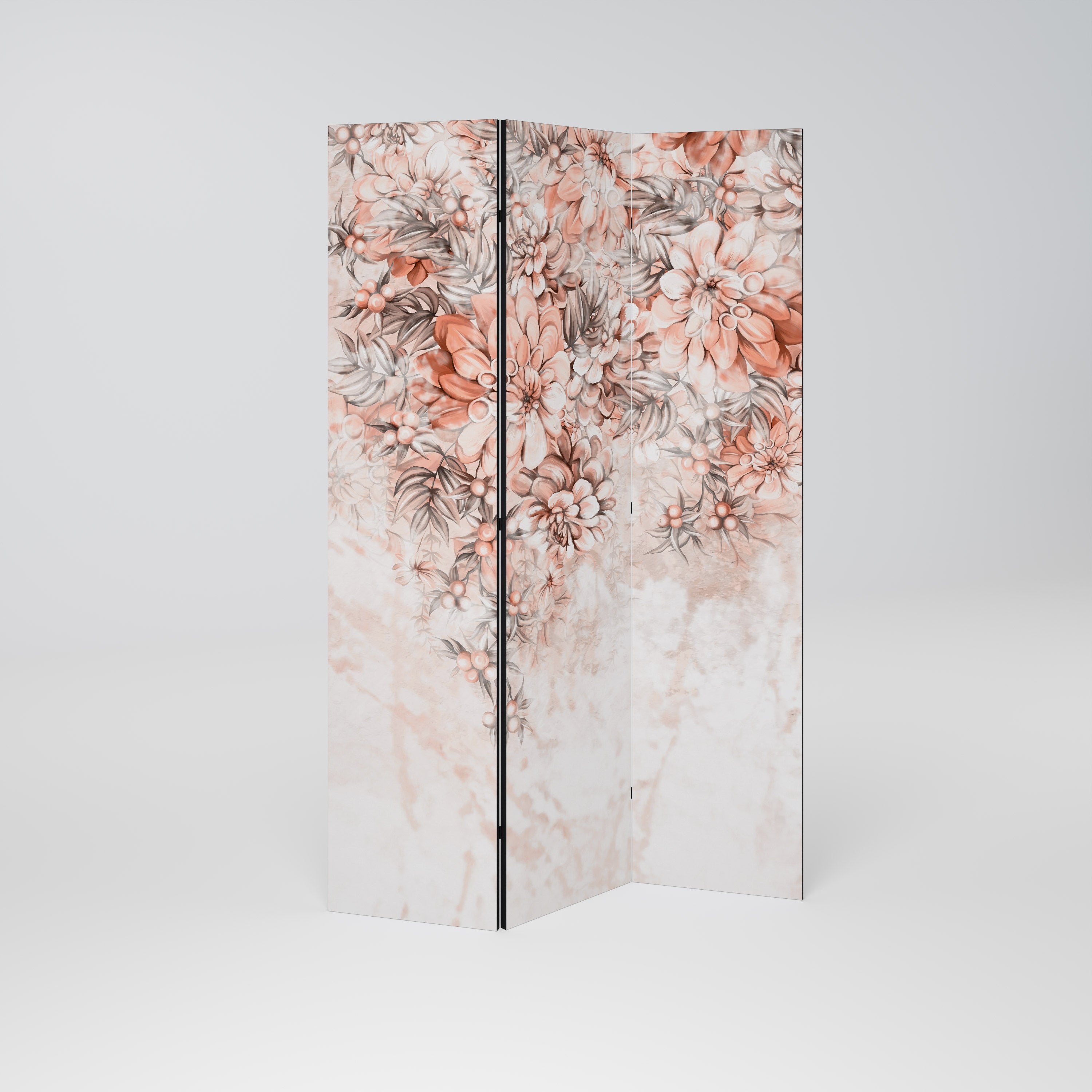 MARBLE GARDEN FANTASY 3-Panel Room Divider