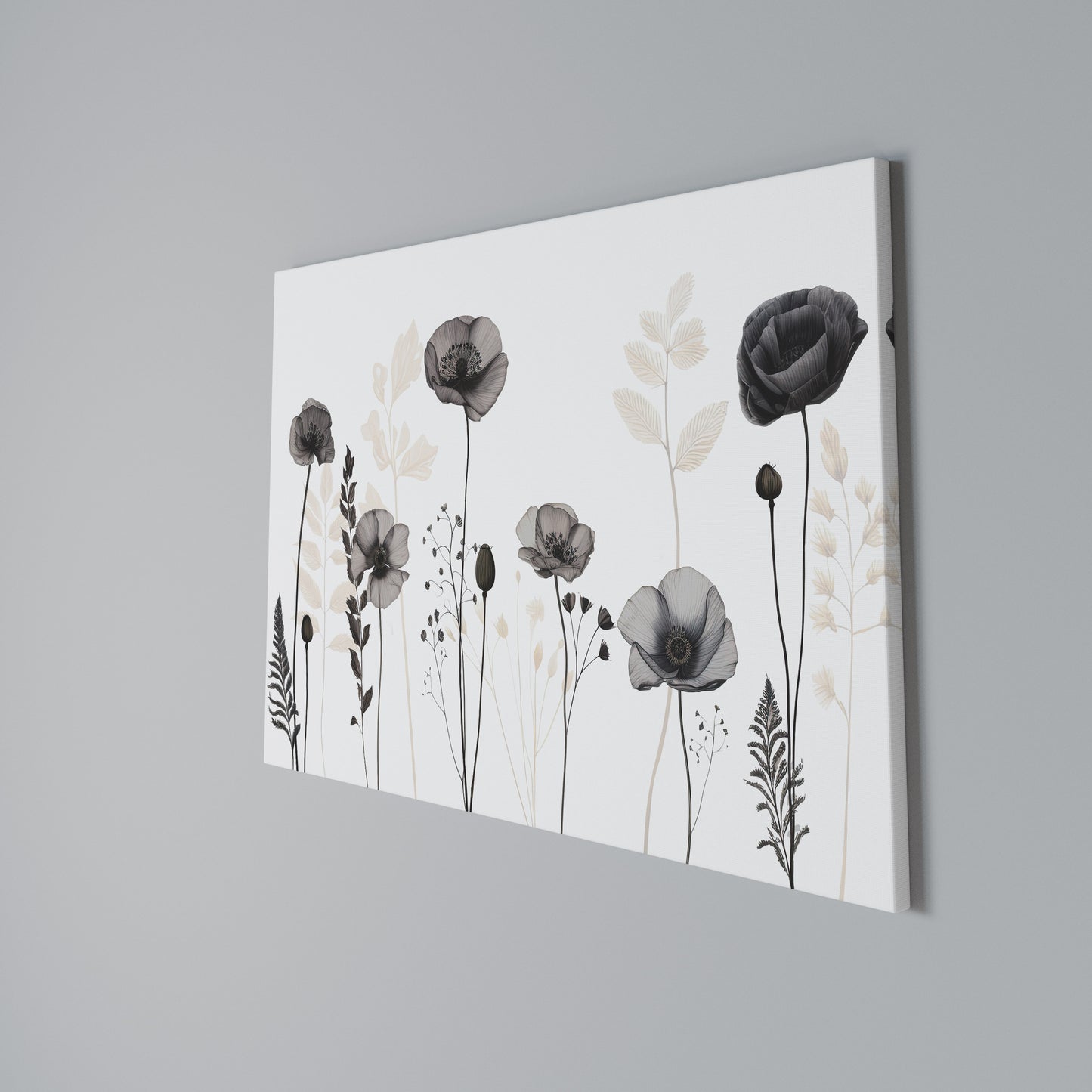POPPY ALLURE Horizontal Canvas Print