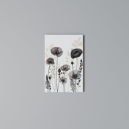 POPPY ALLURE Vertical Canvas Print
