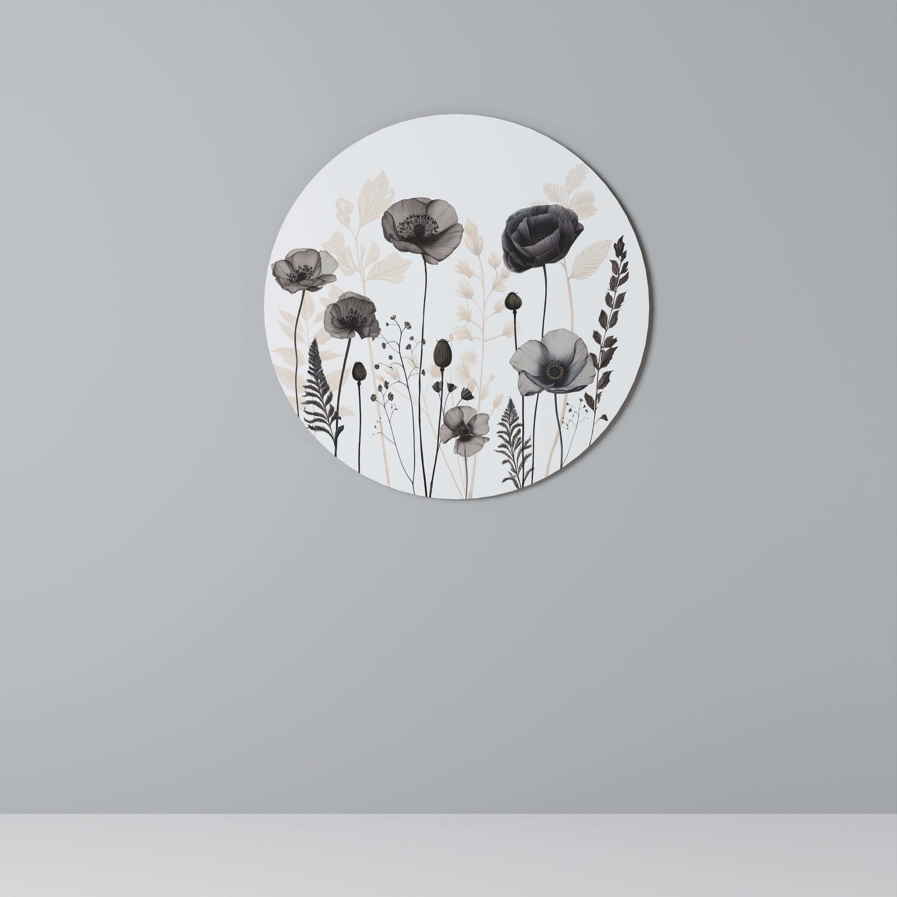 Décoration murale ronde POPPY ALLURE