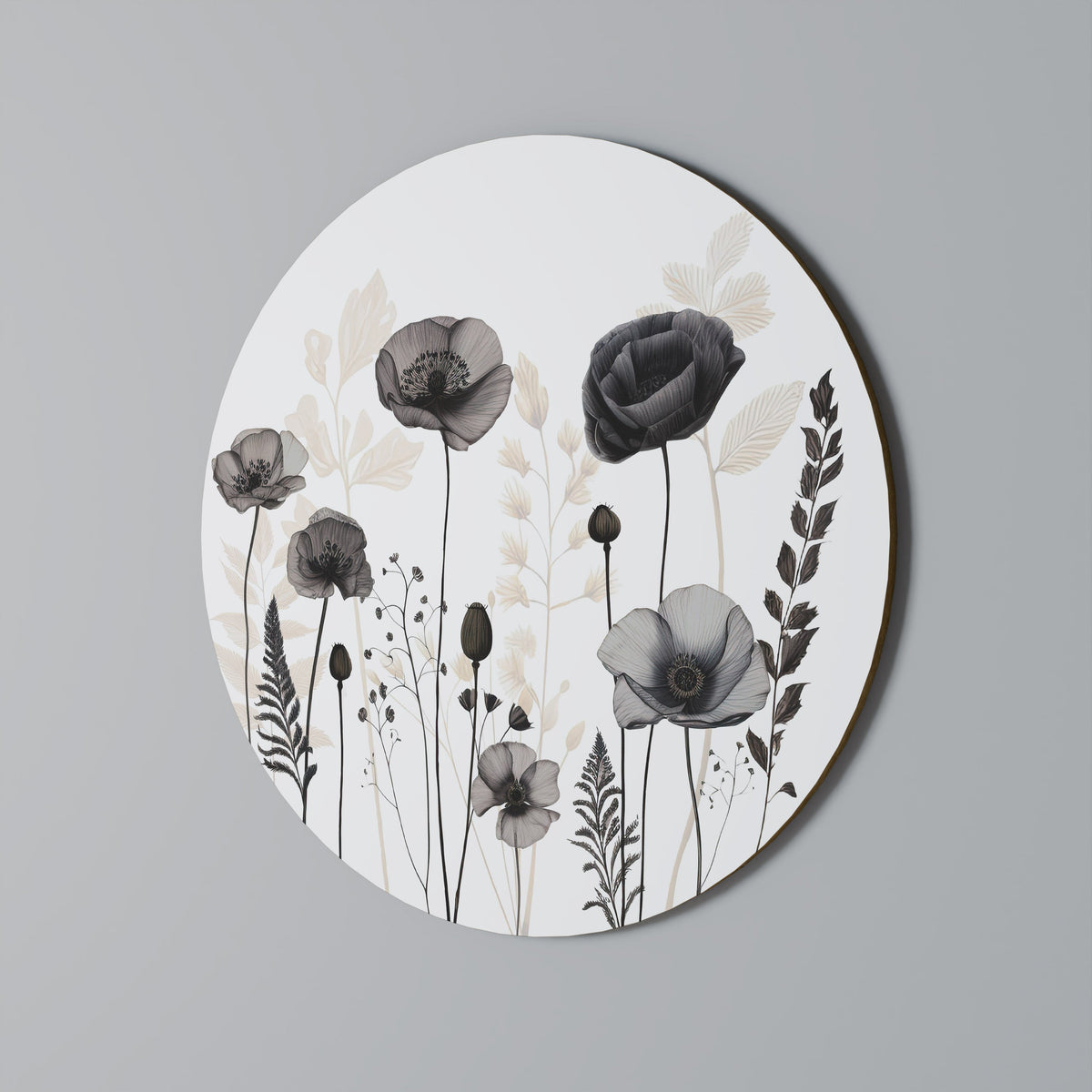 Décoration murale ronde POPPY ALLURE
