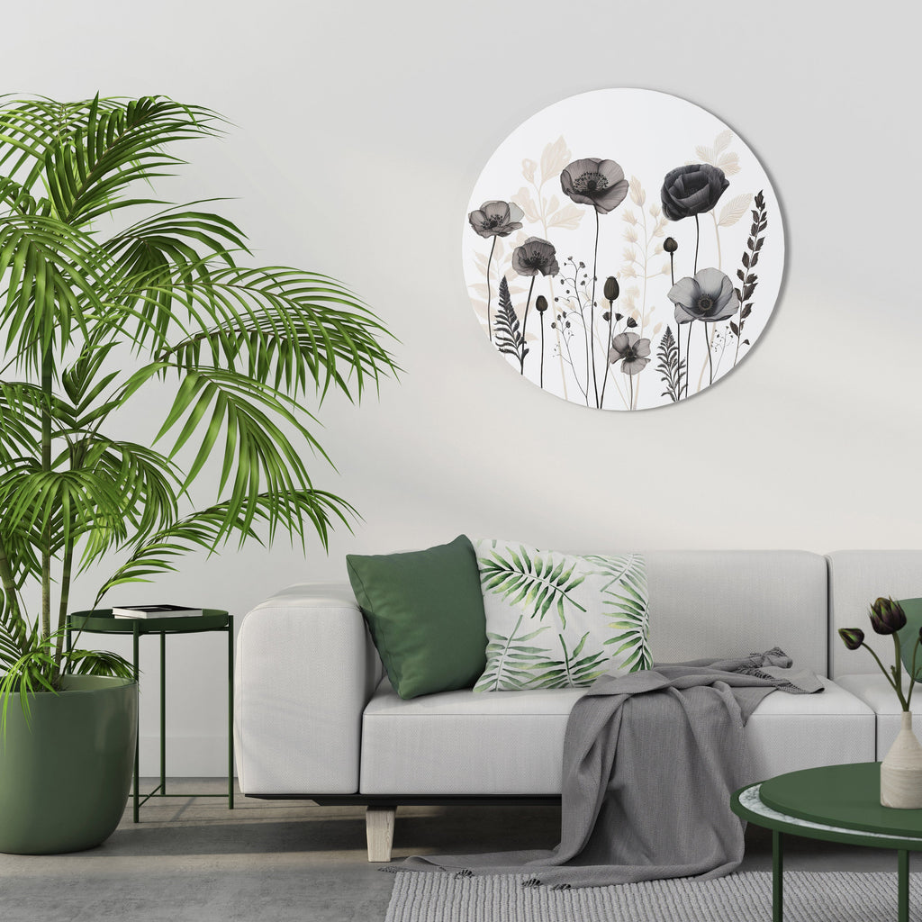 Décoration murale ronde POPPY ALLURE