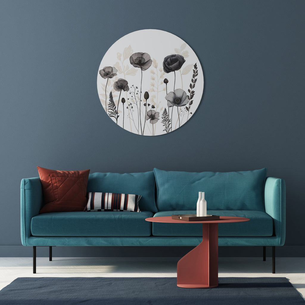 Décoration murale ronde POPPY ALLURE