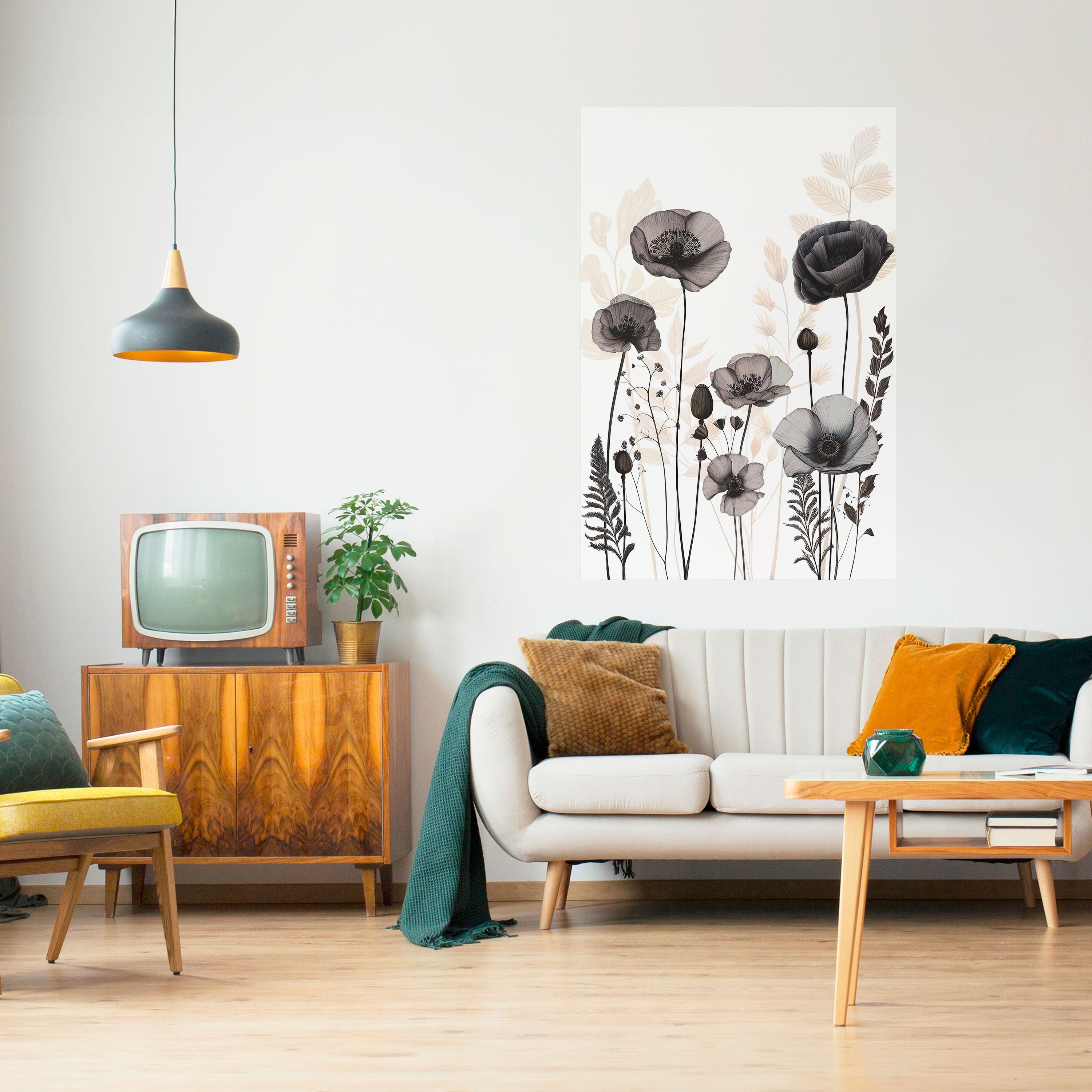 Affiche verticale autocollante « COVID-19 ALLURE »