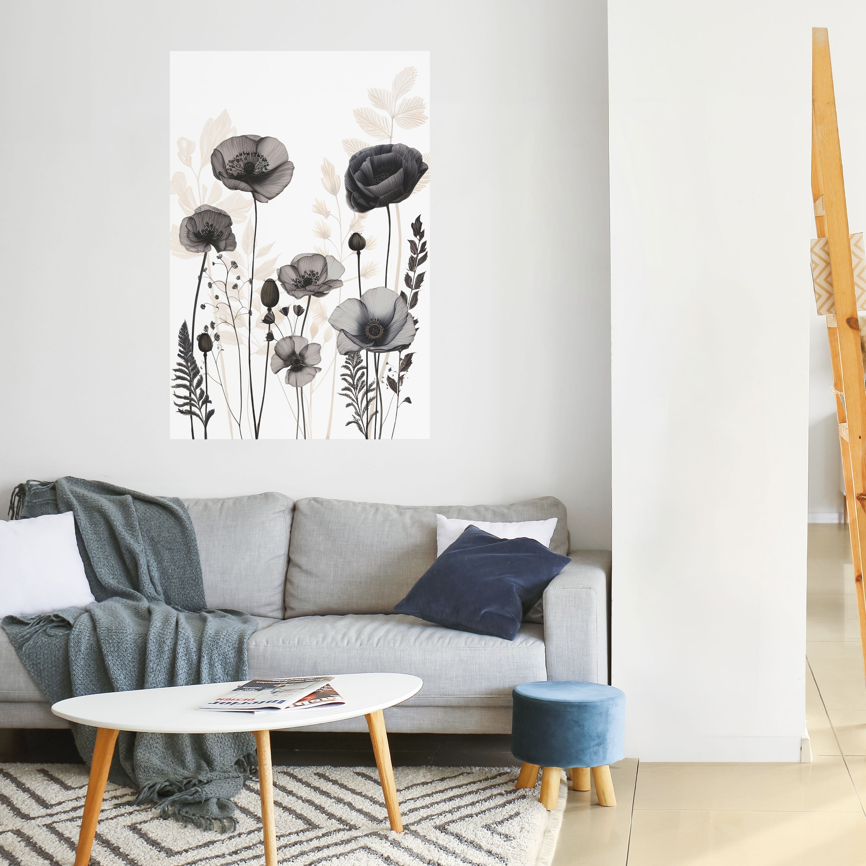 Affiche verticale autocollante « COVID-19 ALLURE »