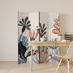 ORGANIC ASSEMBLAGE 4-Panel Room Divider