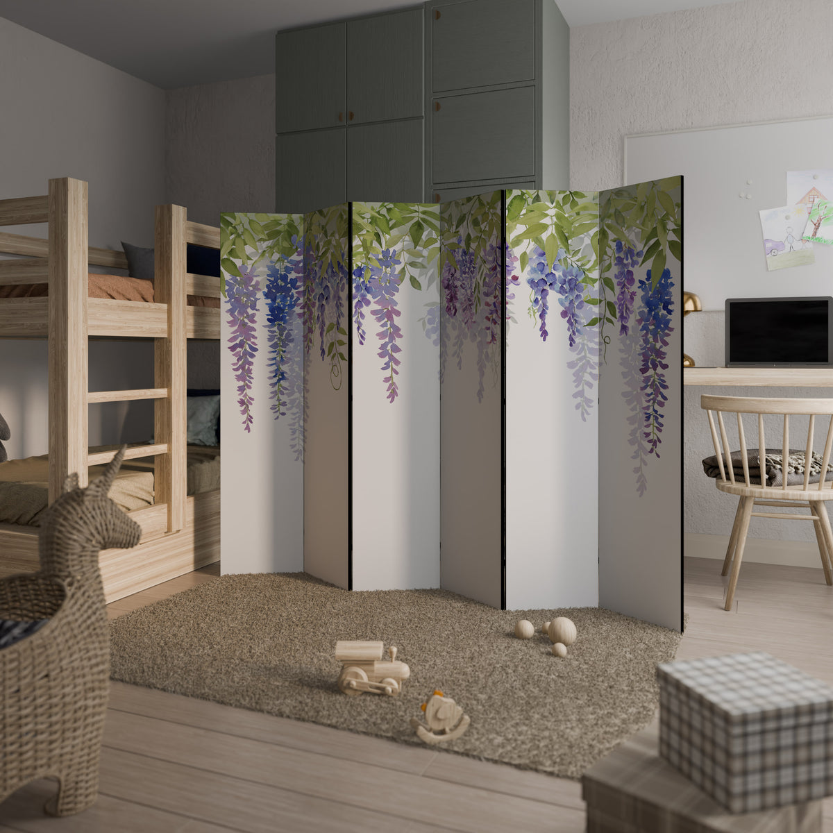 BOTANICAL BREEZE 6-Panel Room Divider