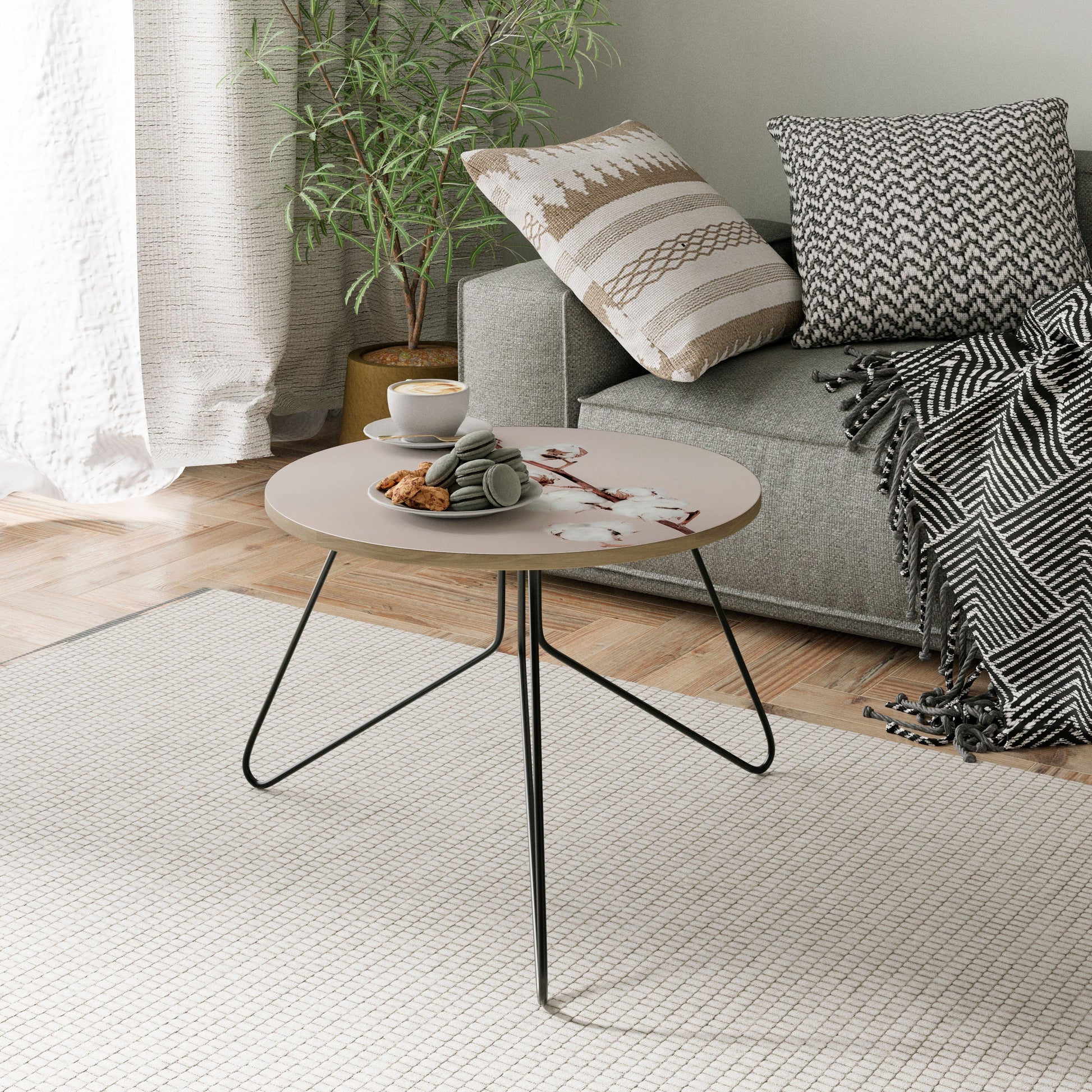 Table basse COTTON CLOUDS IN BALANCE 60