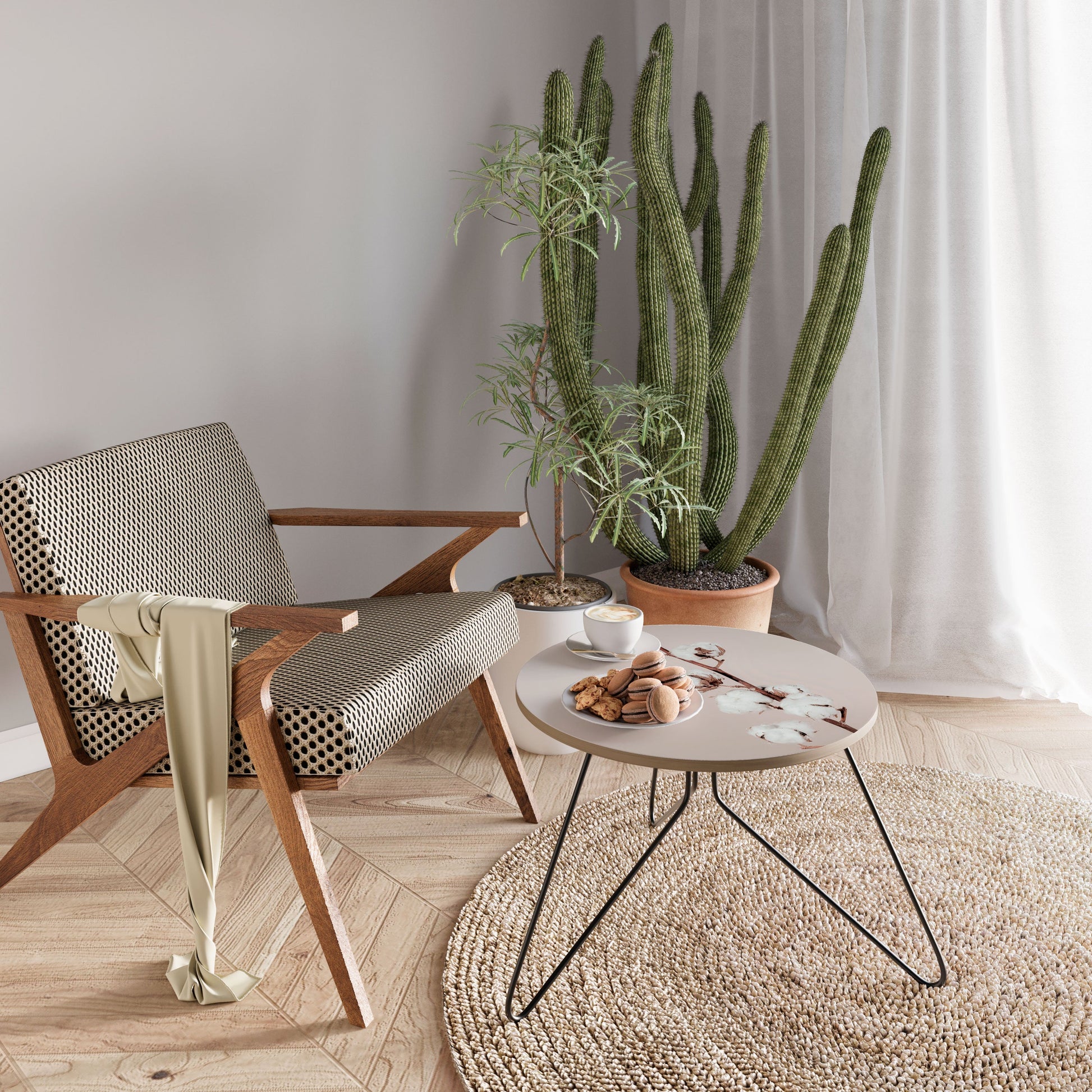 Table basse COTTON CLOUDS IN BALANCE 60