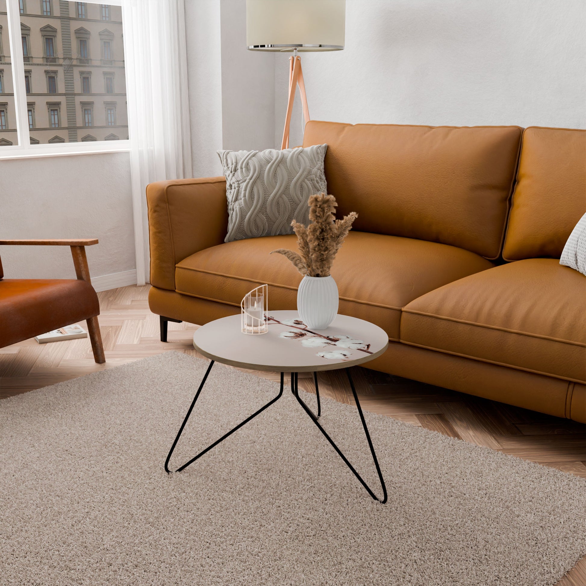Table basse COTTON CLOUDS IN BALANCE 60