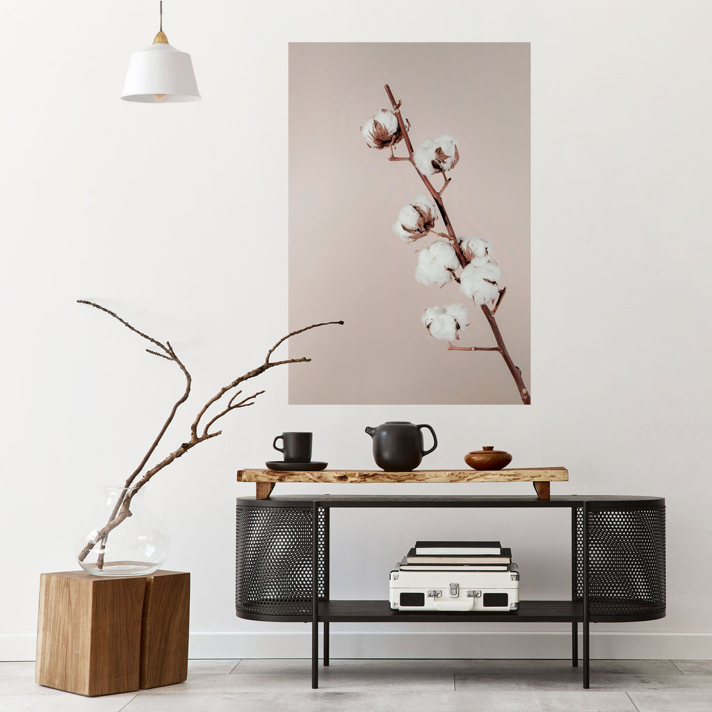 Affiche verticale autocollante « NUAGES DE COTON EN ÉQUILIBRE »