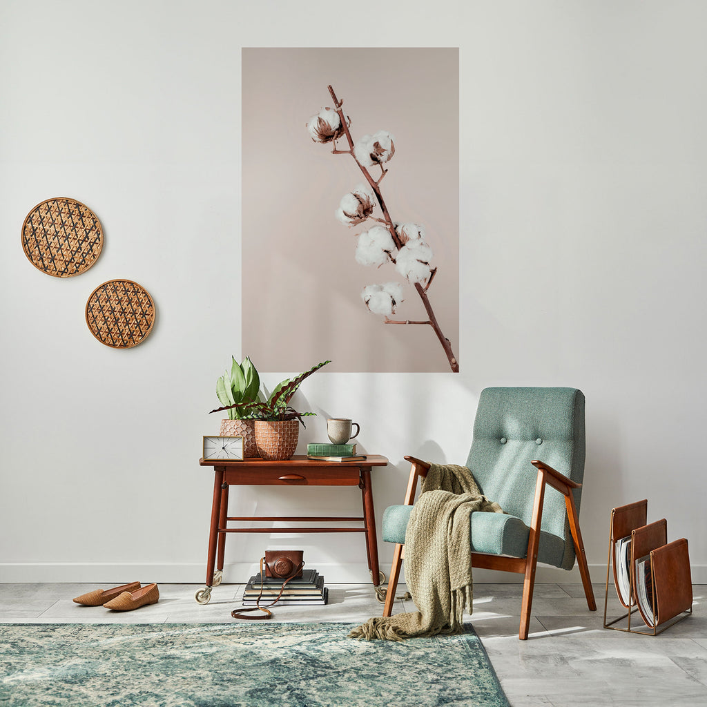 Affiche verticale autocollante « NUAGES DE COTON EN ÉQUILIBRE »