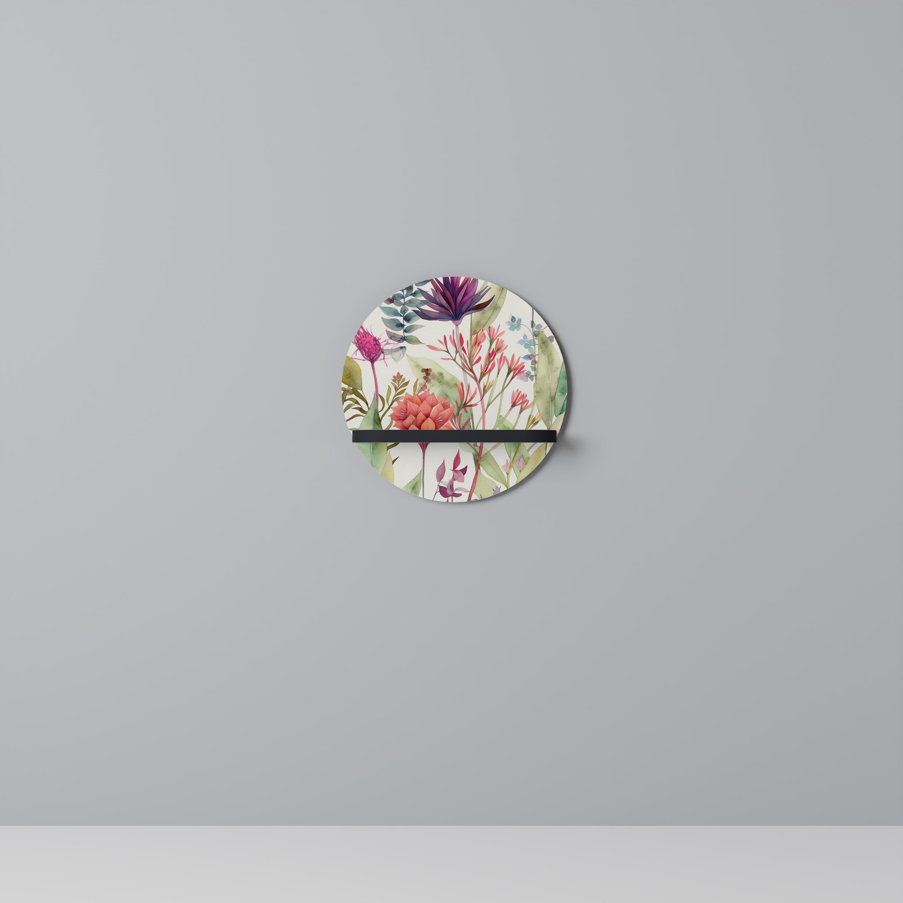 Étagère ronde HERBAL FIESTA en finition noire