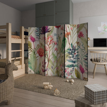 HERBAL FIESTA 6-Panel Room Divider
