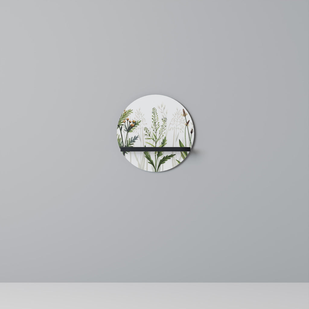 Étagère ronde HERBAL DREAM en finition noire