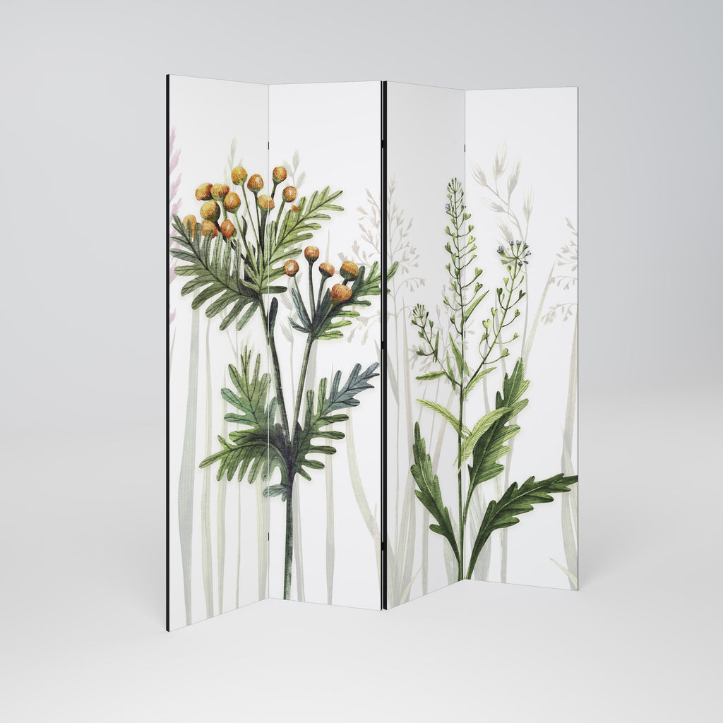 HERBAL DREAM 4-Panel Room Divider