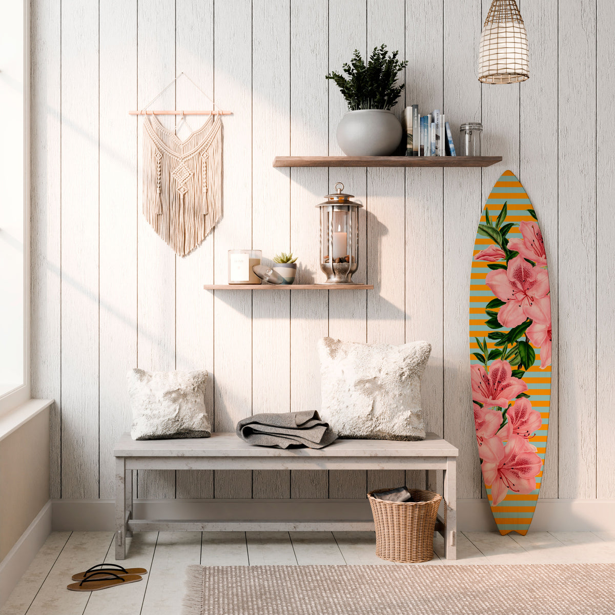 FRAGILE BEAUTY Surfboard Decorative Panel