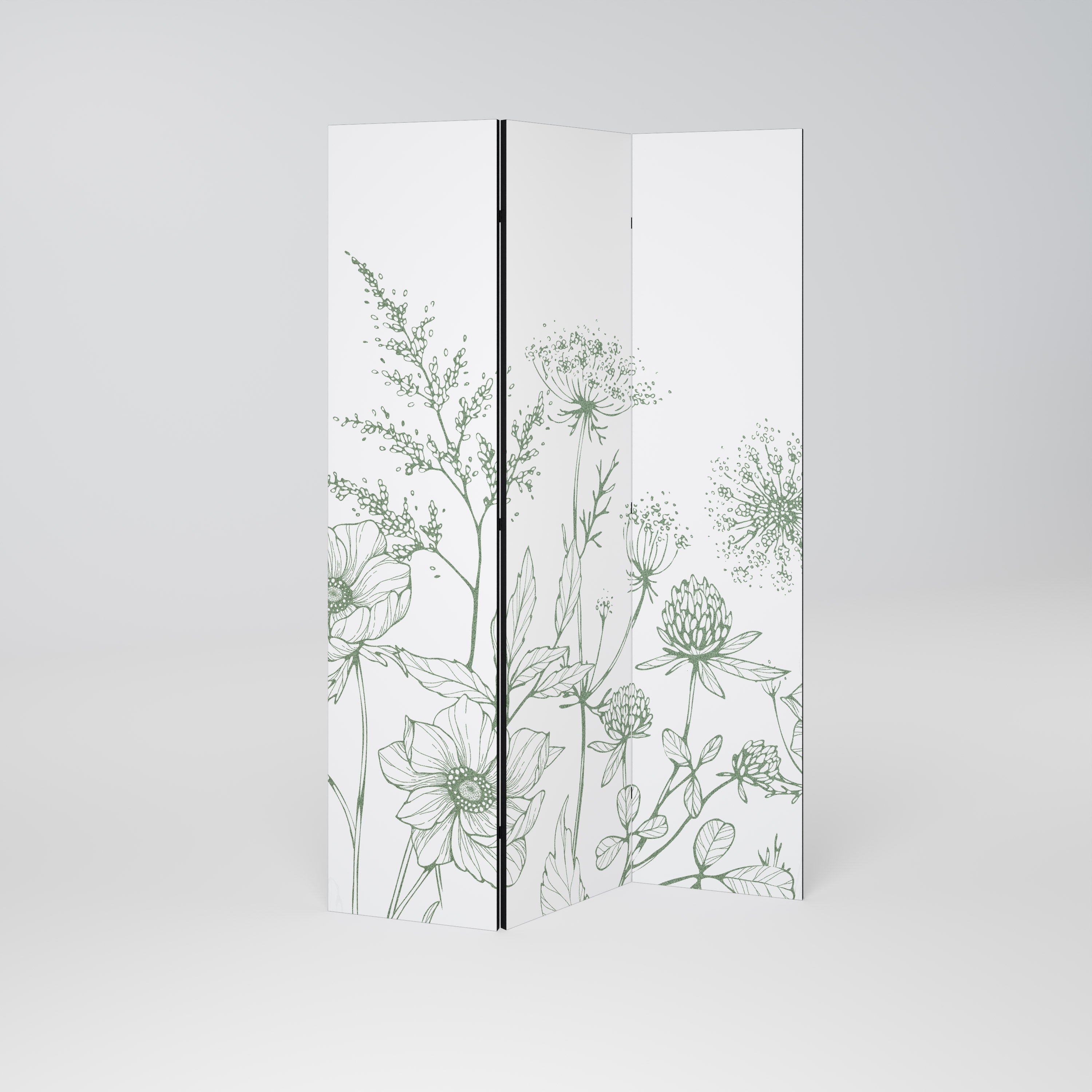 WILDER BEAUTY 3-Panel Room Divider
