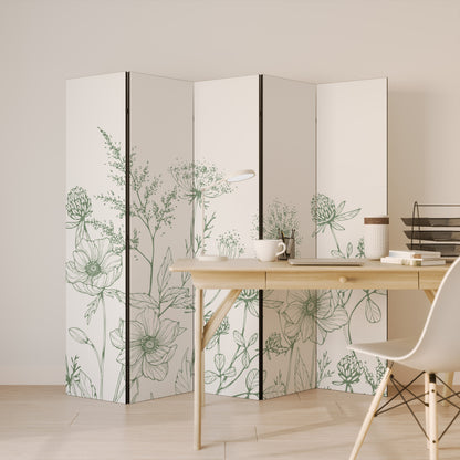 WILDER BEAUTY 5-Panel Room Divider