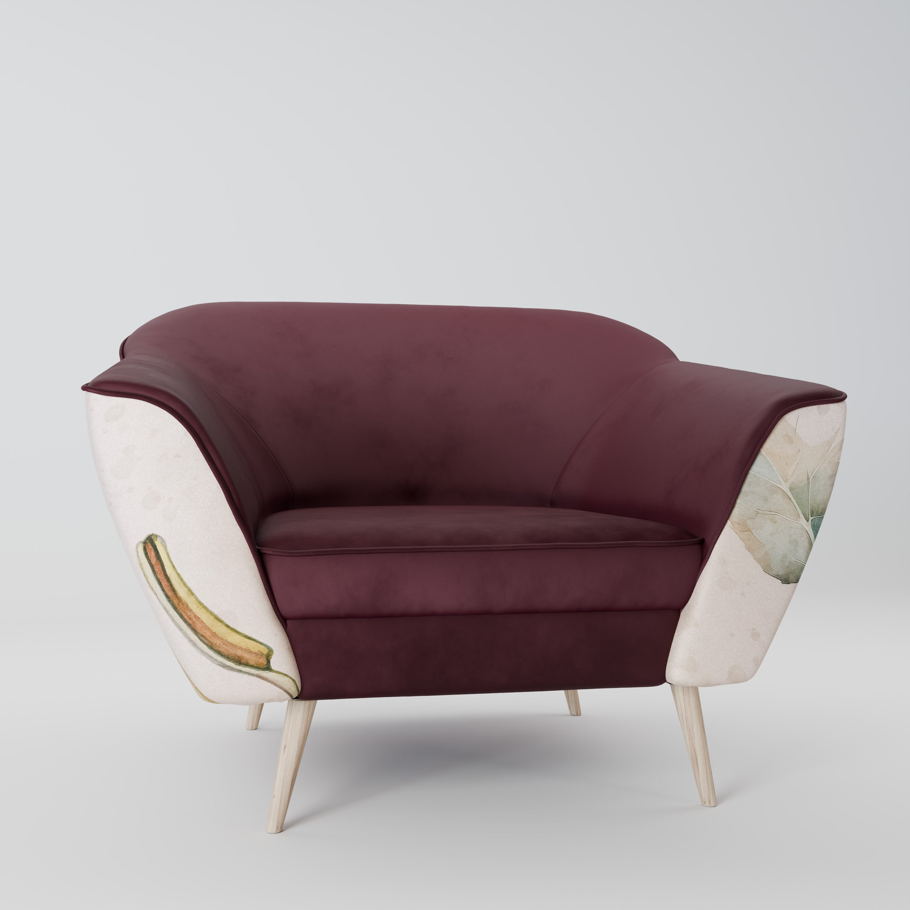 SOFTEN POPPY AURORA Armchair