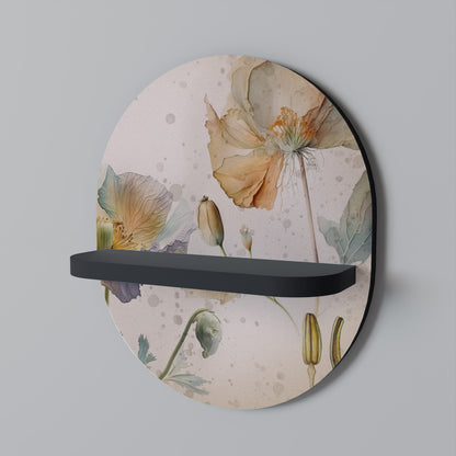 SOFTEN POPPY Art Shelf