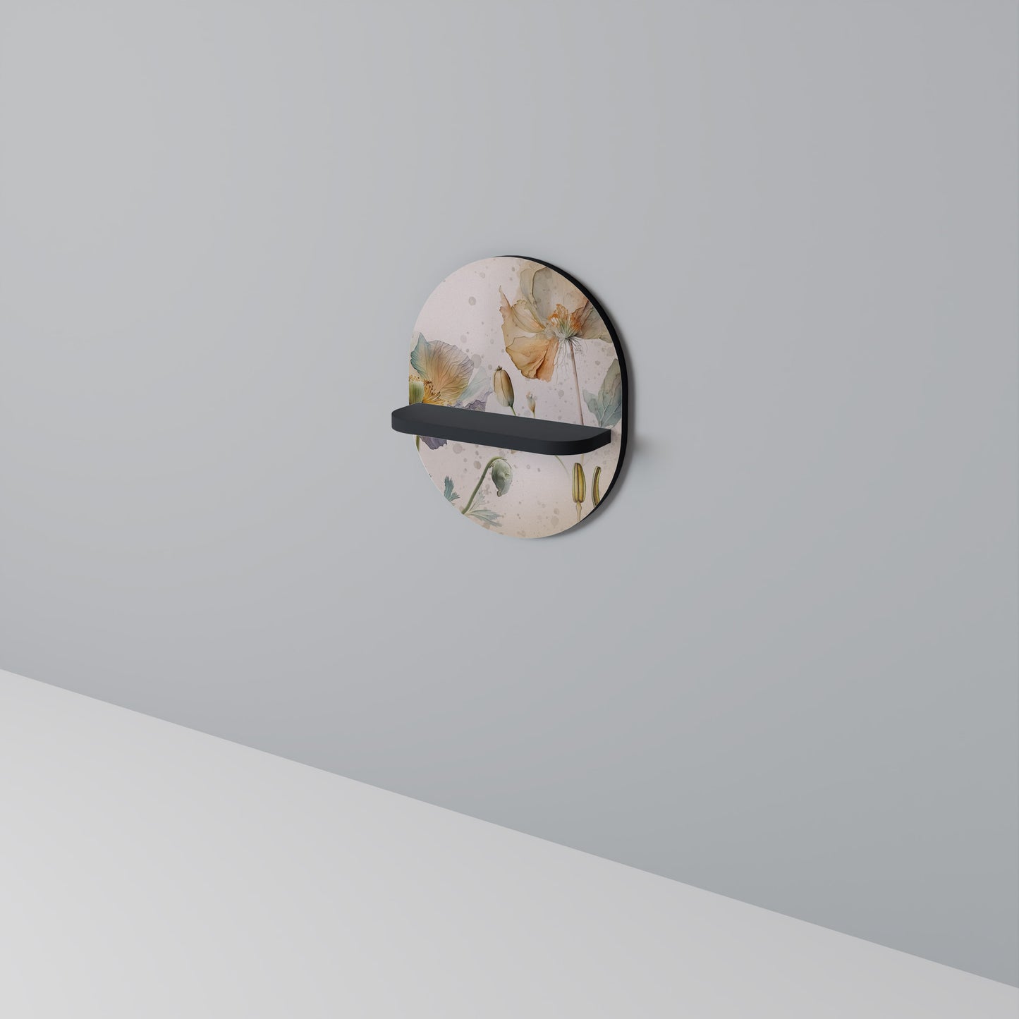 SOFTEN POPPY Art Shelf