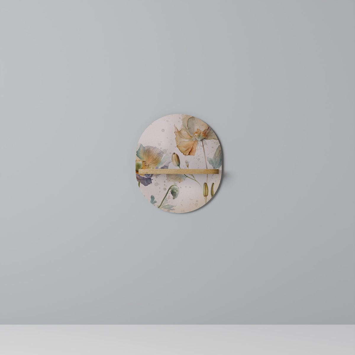 SOFTEN POPPY Art Shelf