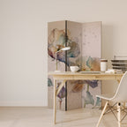 SOFTEN POPPY 3-Panel Room Divider