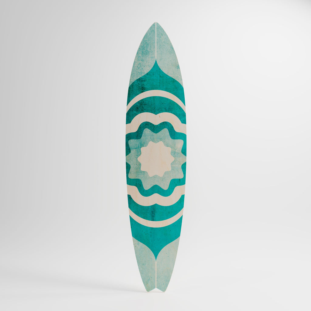 BARBADOS BLUE Surfboard Decorative Panel