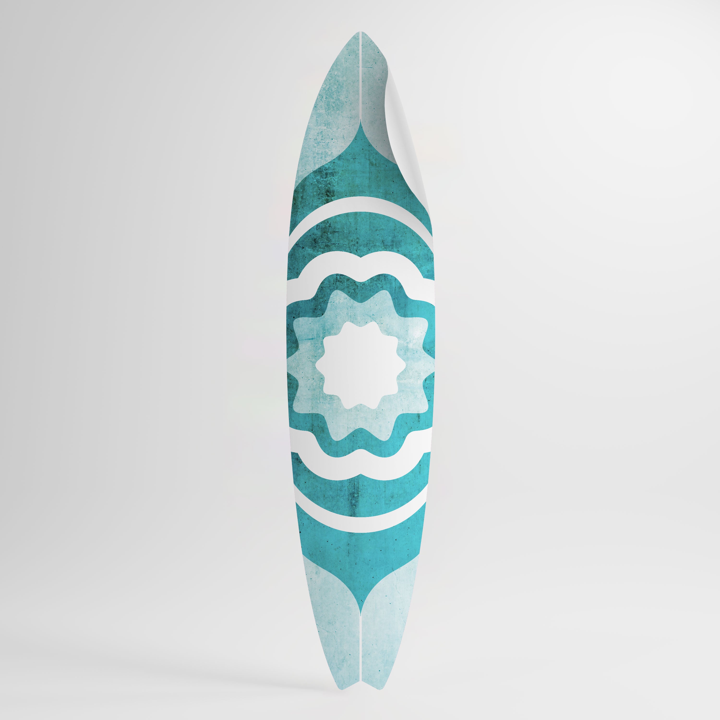 BARBADOS BLUE Peel and Stick Surfboard Sticker