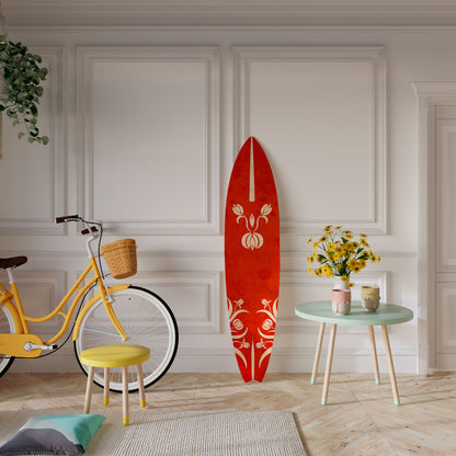 FLOWERY ORNATE Surfboard Decorative Panel