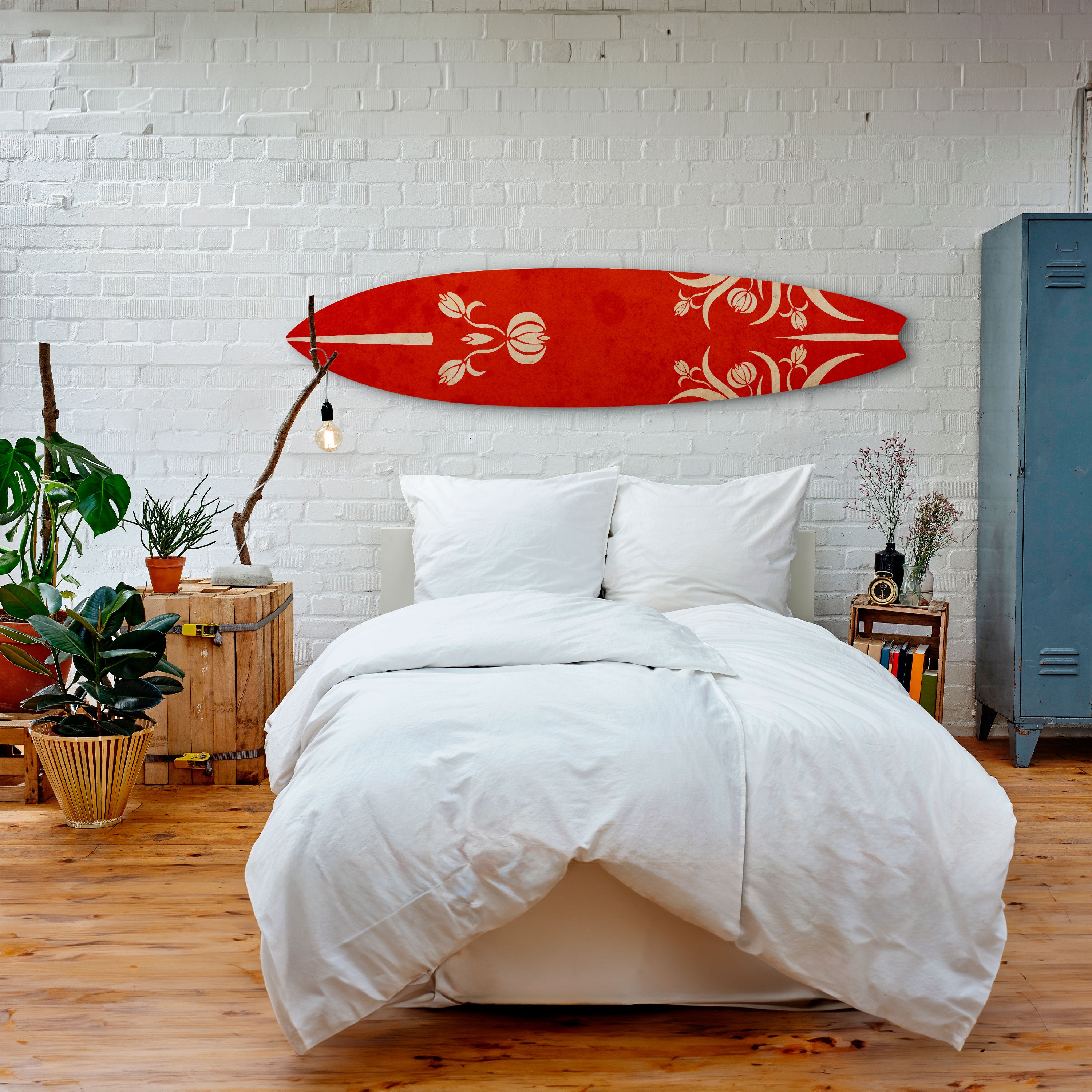 FLOWERY ORNATE Surfboard Decorative Panel