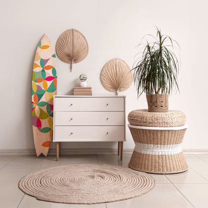 PIXEL BLOSSOM Surfboard Decorative Panel