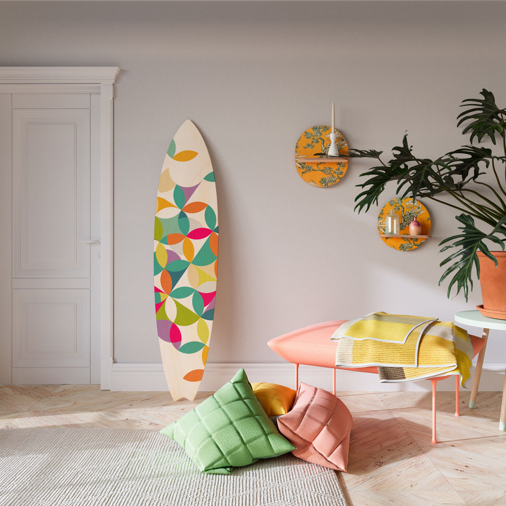 PIXEL BLOSSOM Surfboard Decorative Panel