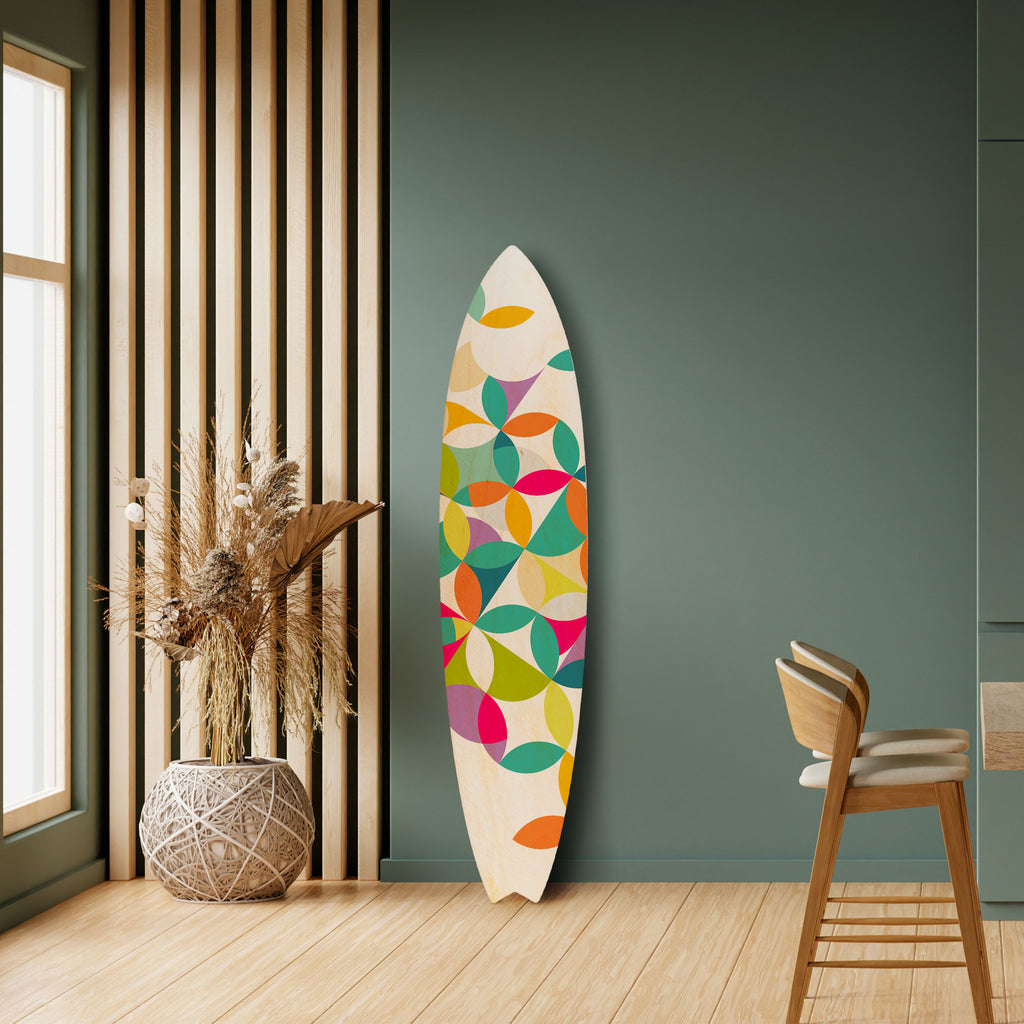 PIXEL BLOSSOM Surfboard Decorative Panel
