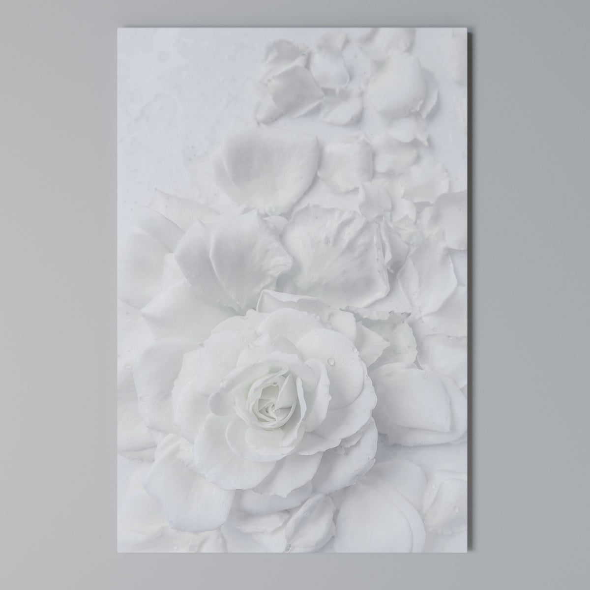 ELEGANCE IN CLARITY Vertical Canvas Print