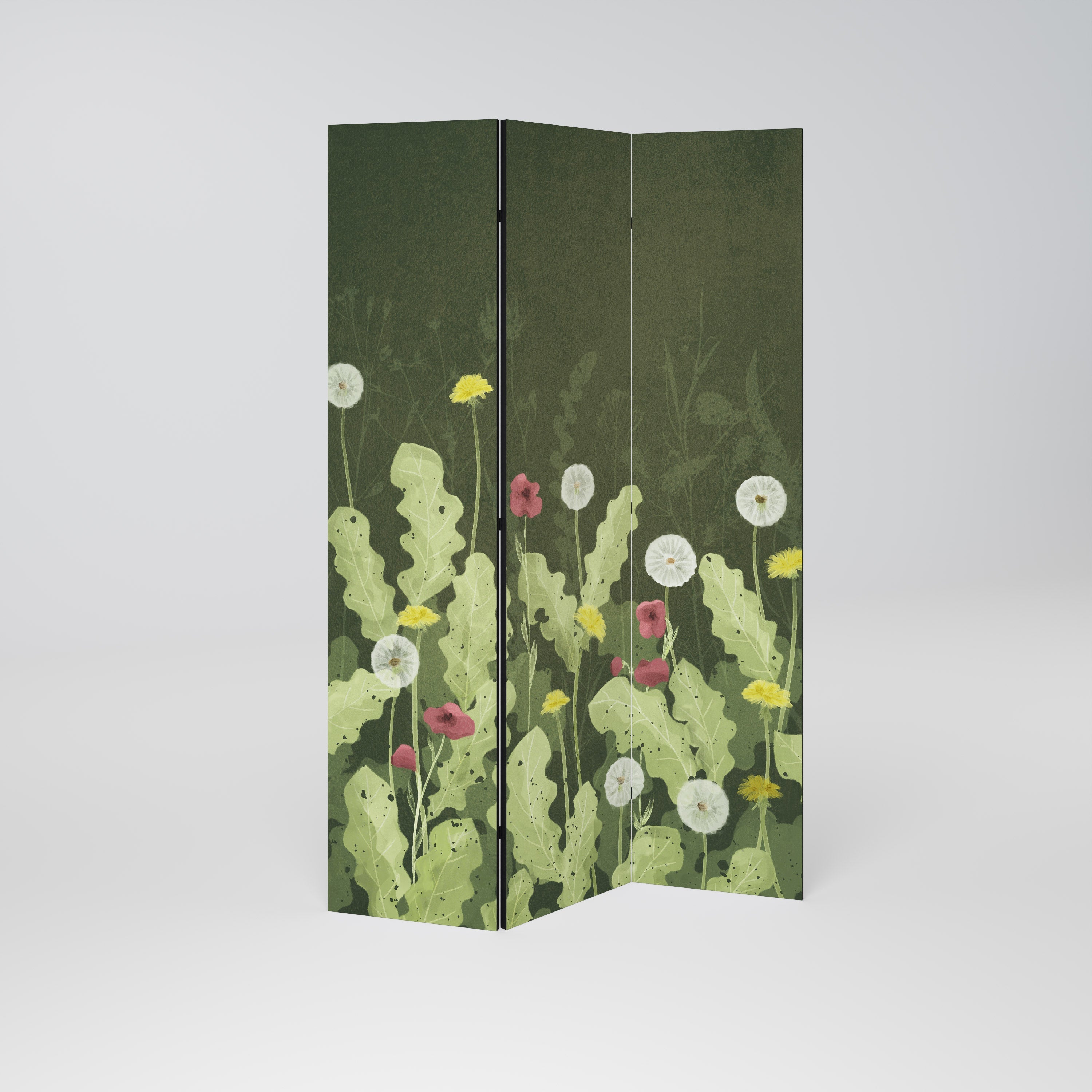Séparateur de pièce décoratif à 3 panneaux DANDELION AMUSE