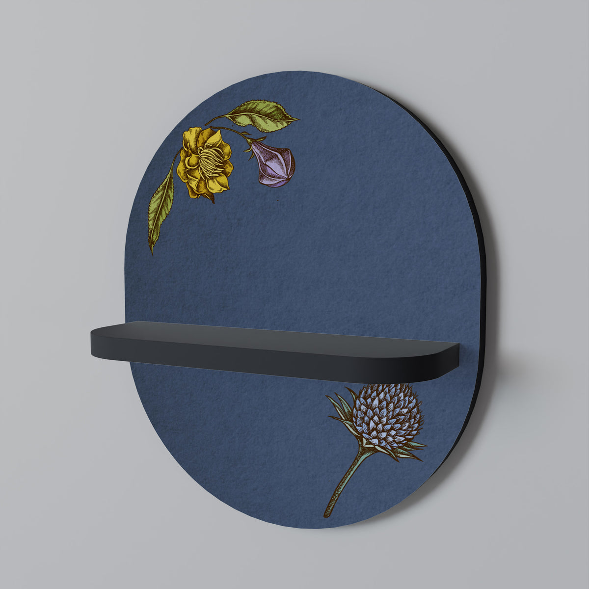 MIDNIGHT FLORA Art Shelf