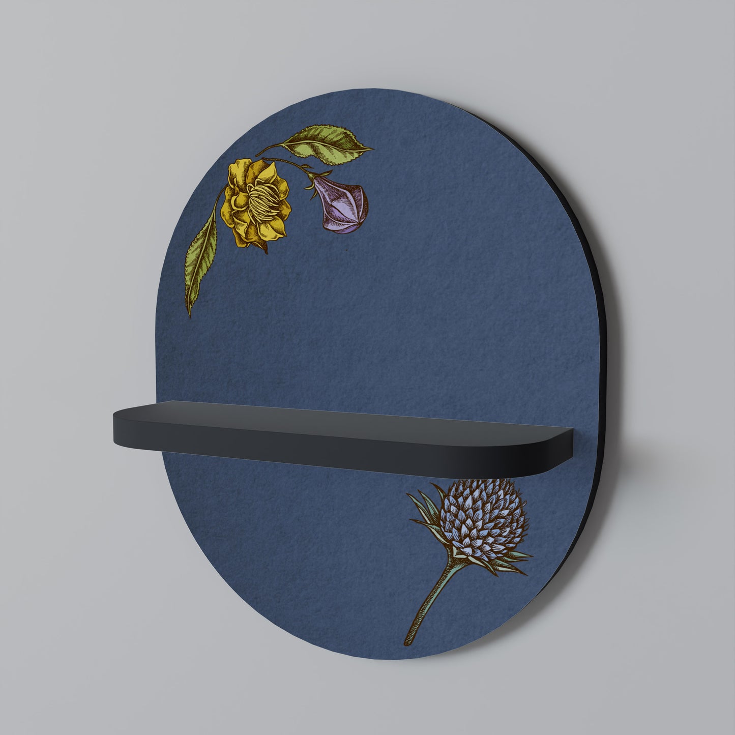 MIDNIGHT FLORA Art Shelf