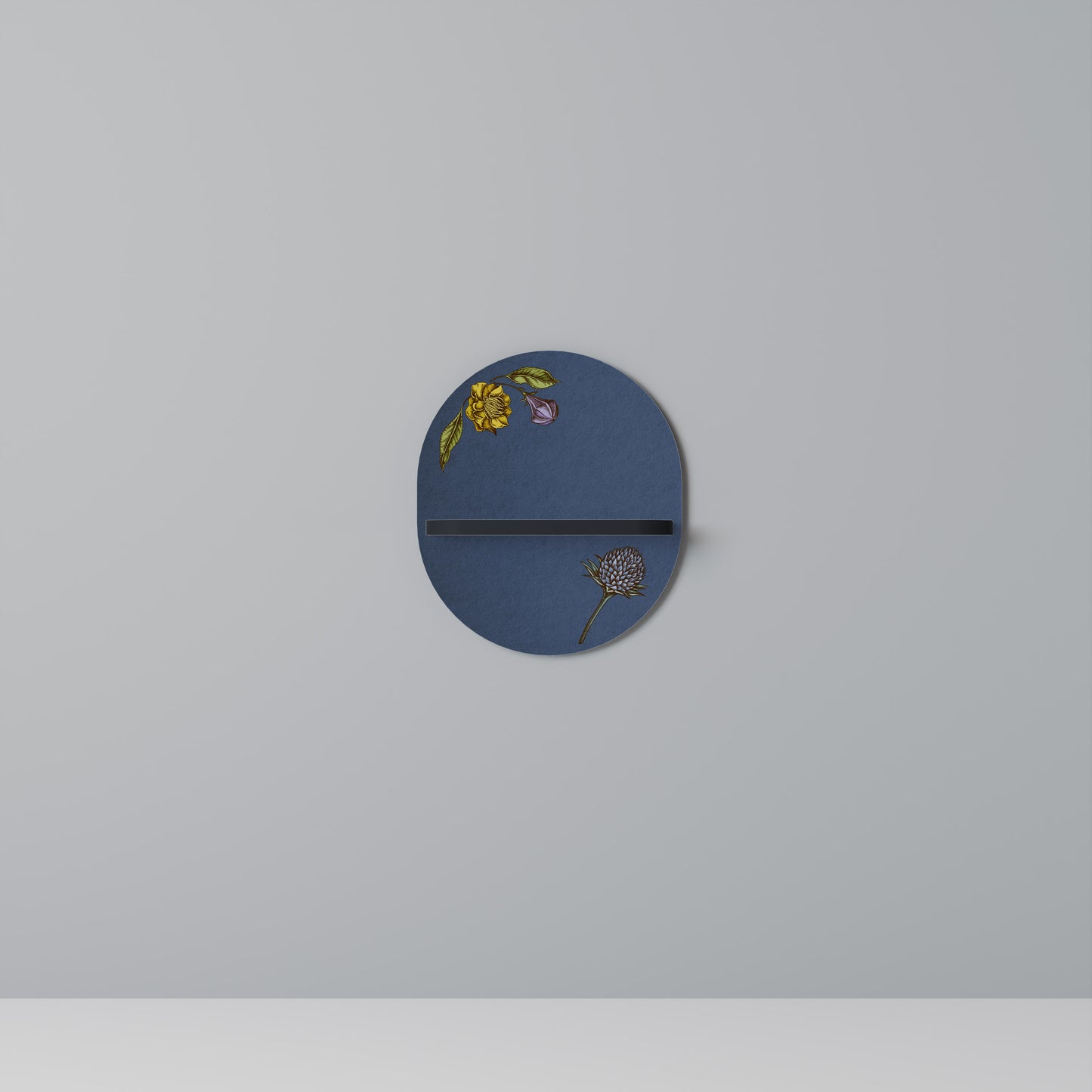 MIDNIGHT FLORA Art Shelf
