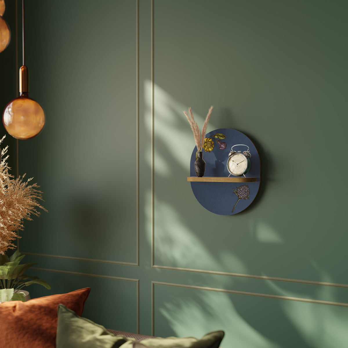 MIDNIGHT FLORA Art Shelf
