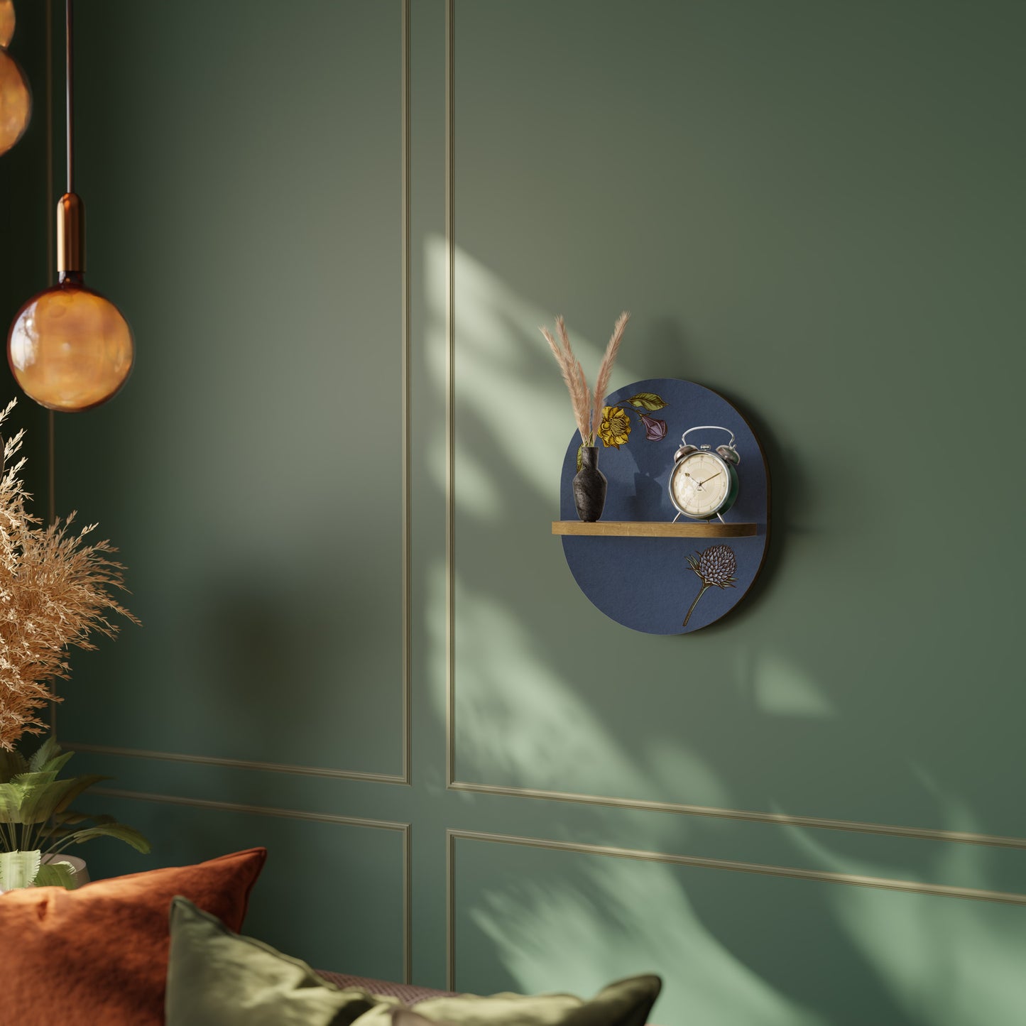 MIDNIGHT FLORA Art Shelf