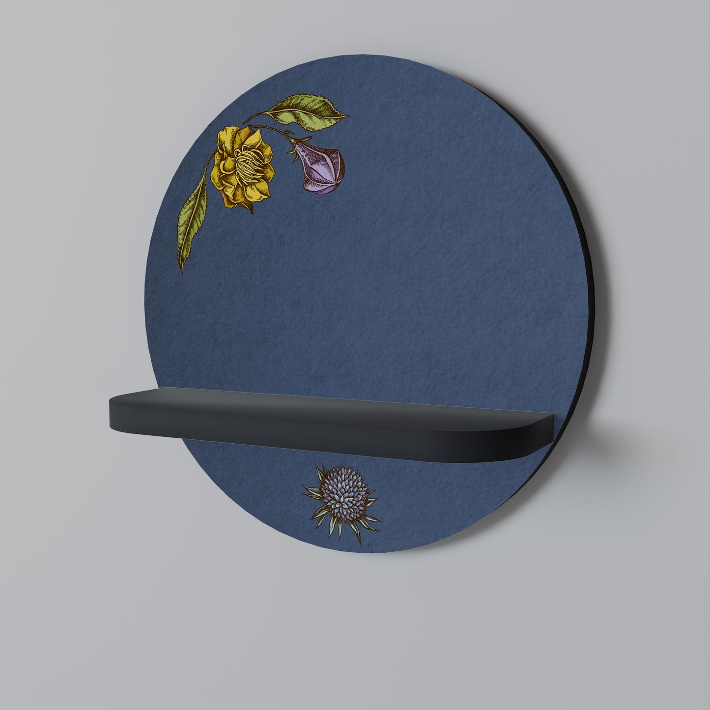 MIDNIGHT FLORA Art Shelf