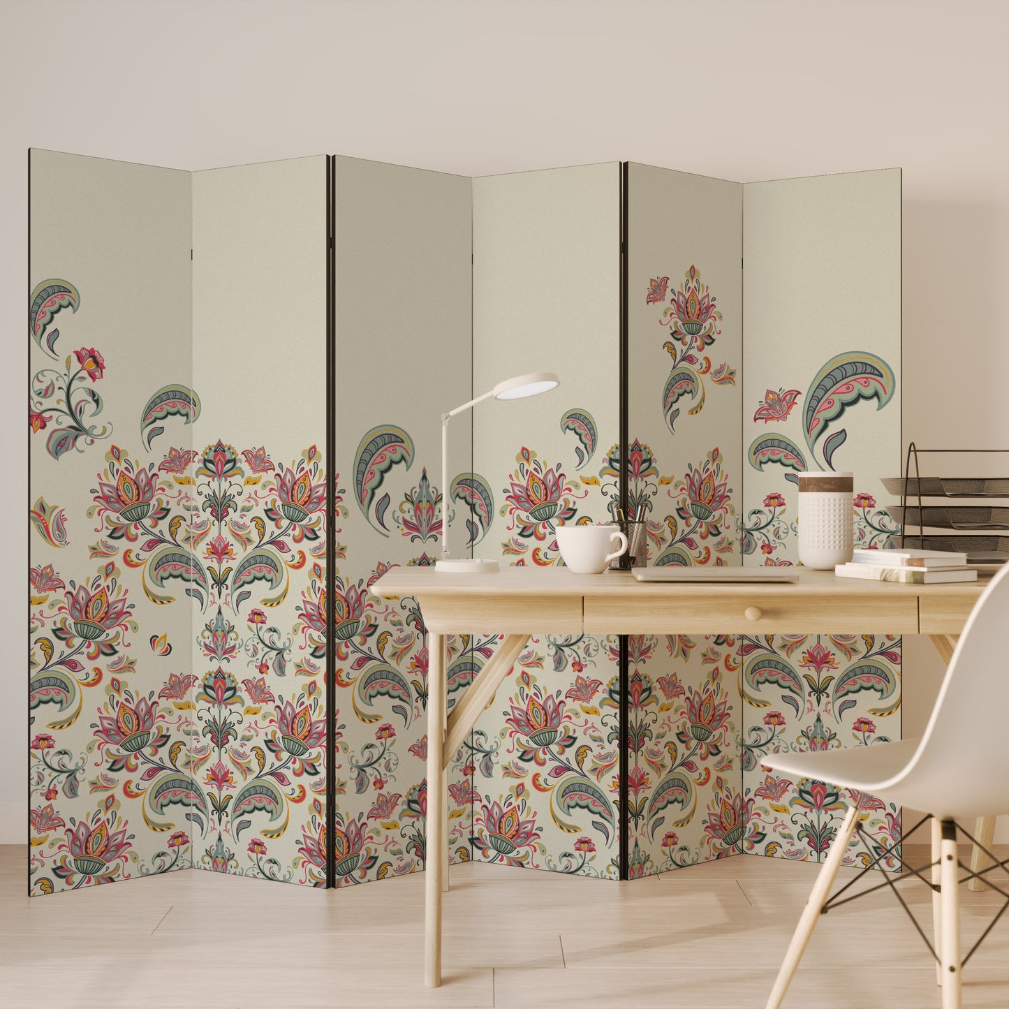 ORGANIC FOLKLORE 6-Panel Room Divider
