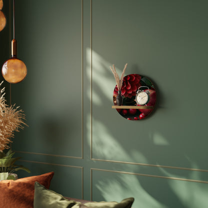 DAHLIAS AND POMEGRANATES Art Shelf